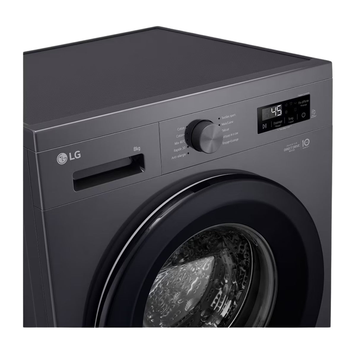 LG Lave-linge Frontal 8 KG F2Y1TYP6J 6 Motion Steam™ | ElectroBuy