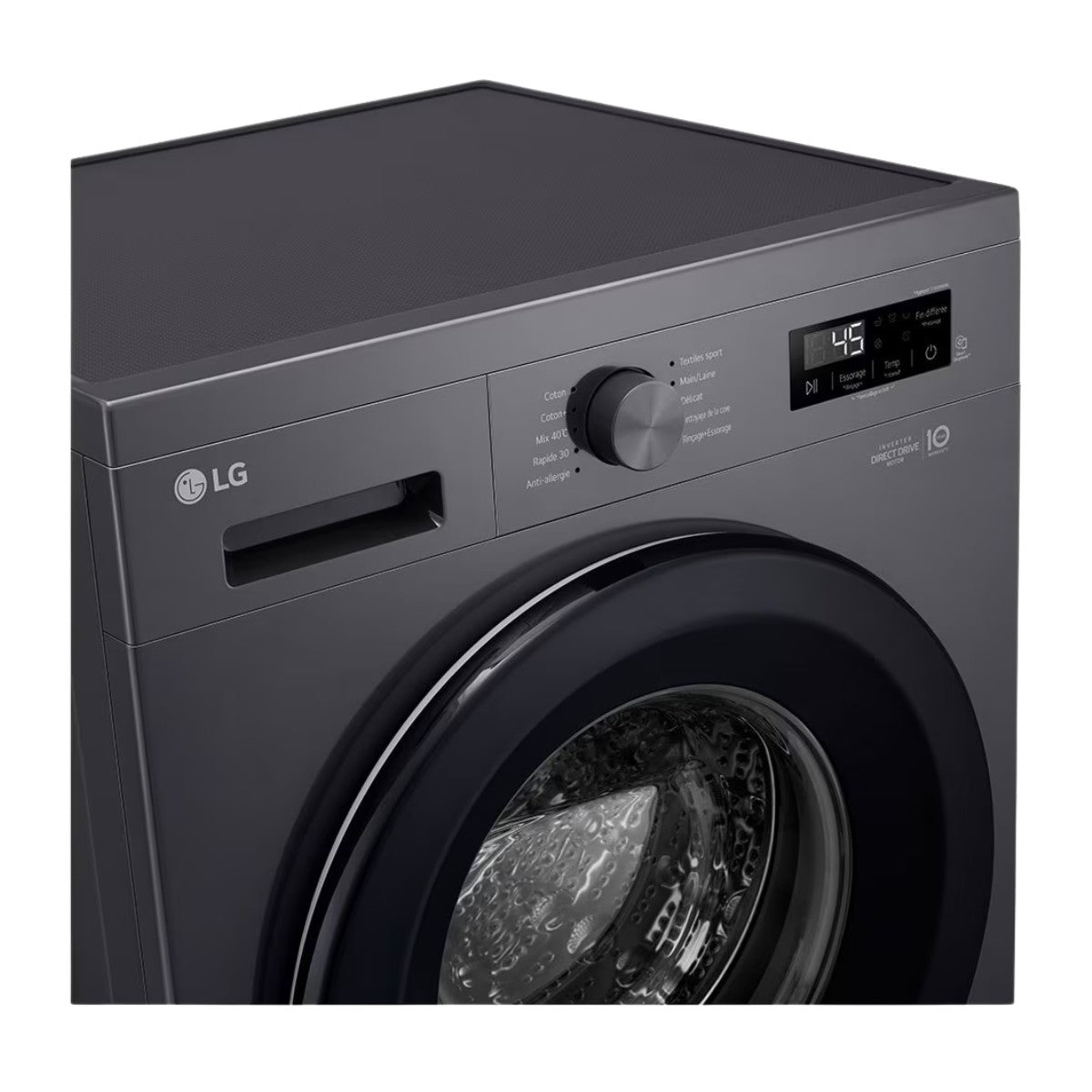 LG F2Y1VYP6J lave-linge frontal 9 KG avec Steam™, 6 Motion DD et Smart Diagnosis™. Electrobuy Maroc : livraison rapide, installation et SAV à Agadir et partout au Maroc.