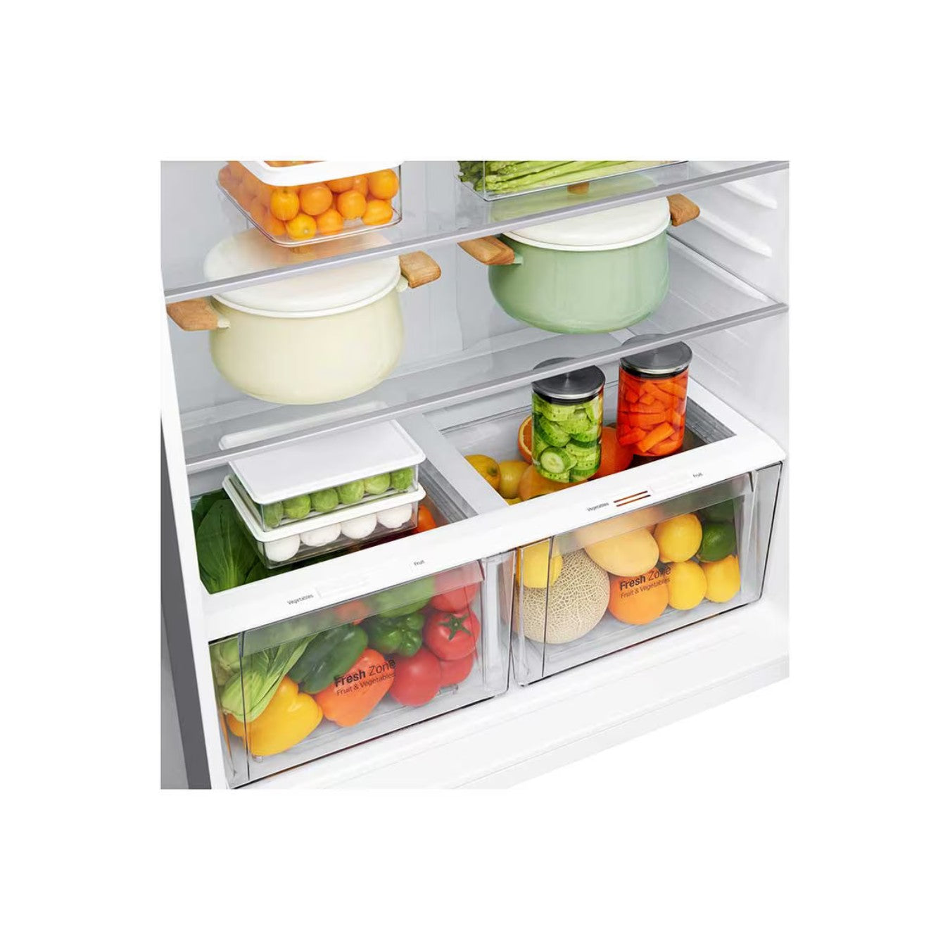 LG GR-H572HLHU - Réfrigérateur Inverter 471L Nature Fresh™