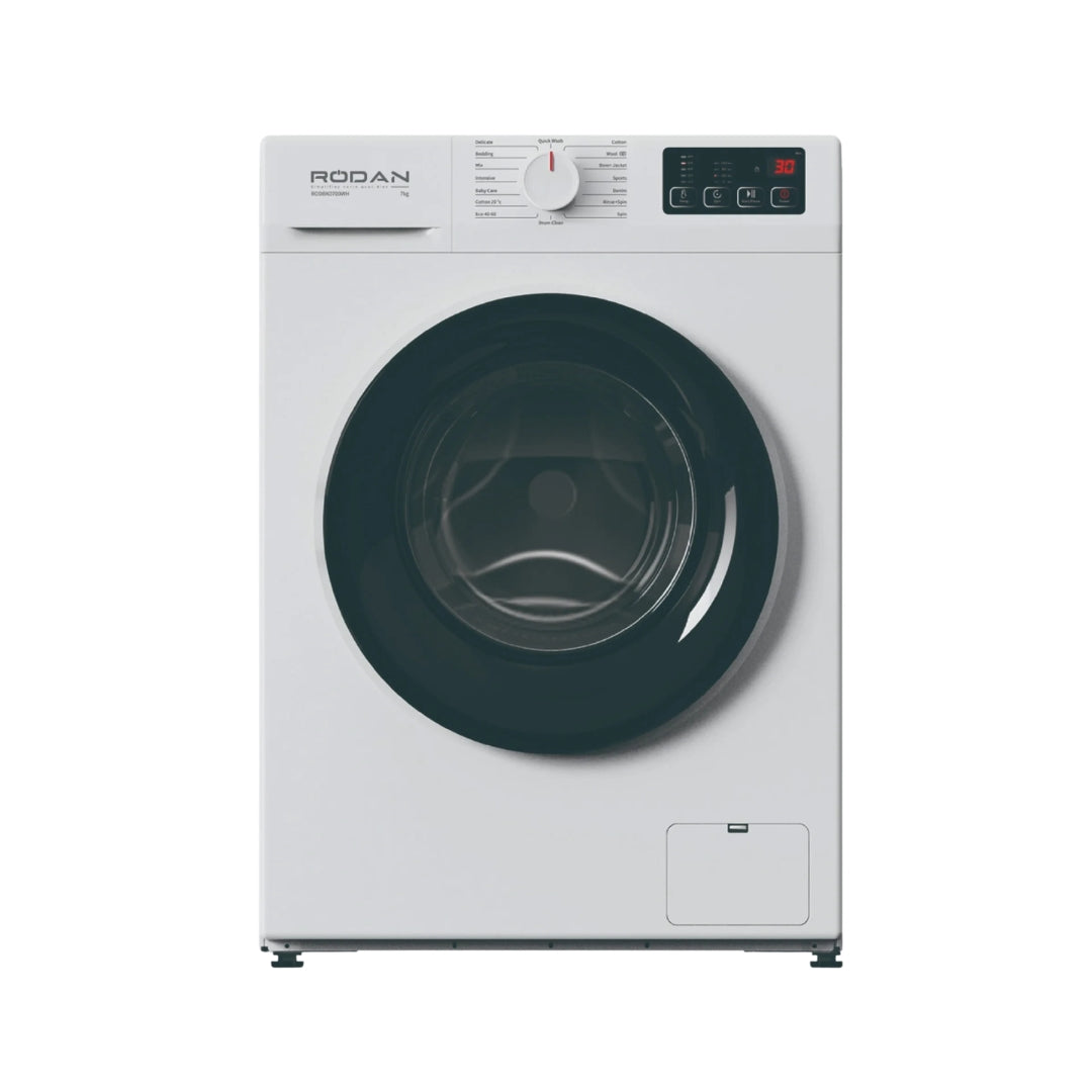 Lave-linge RODAN RODBK0700WH 7 kg Inverter – 1000 tr/min, Blanc