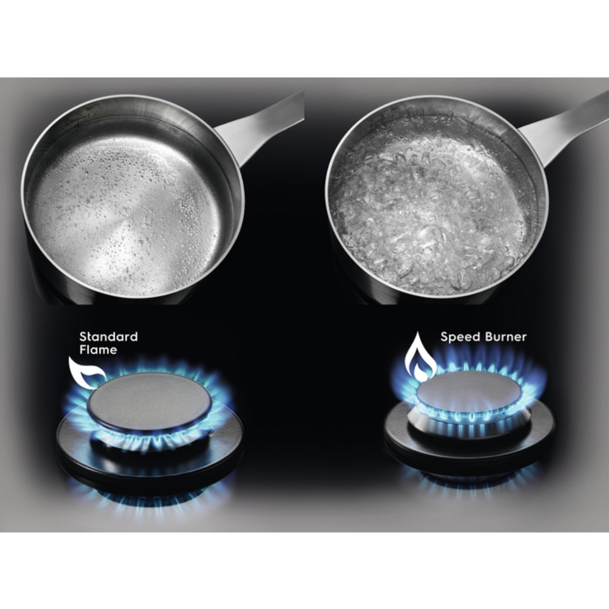 Découvrez la plaque de cuisson gaz Arthur Martin AGS7536XX 75cm chez Electrobay. 5 feux dont un brûleur Wok puissant, grilles en fonte et design inox facile à nettoyer.