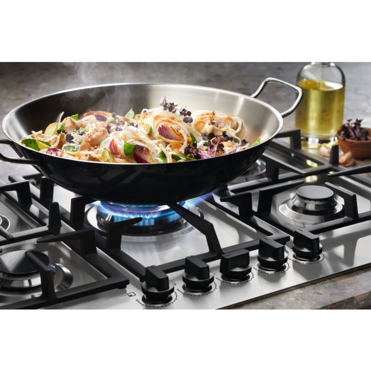 Plaque de Cuisson AGS9536X Gaz Arthur Martin 90cm 5 Feux Inox