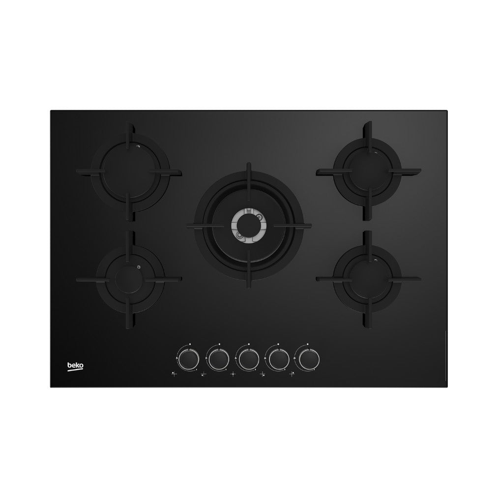 Table Cuisson Beko HILW75222S 75cm 5 Feux Wok 5000W