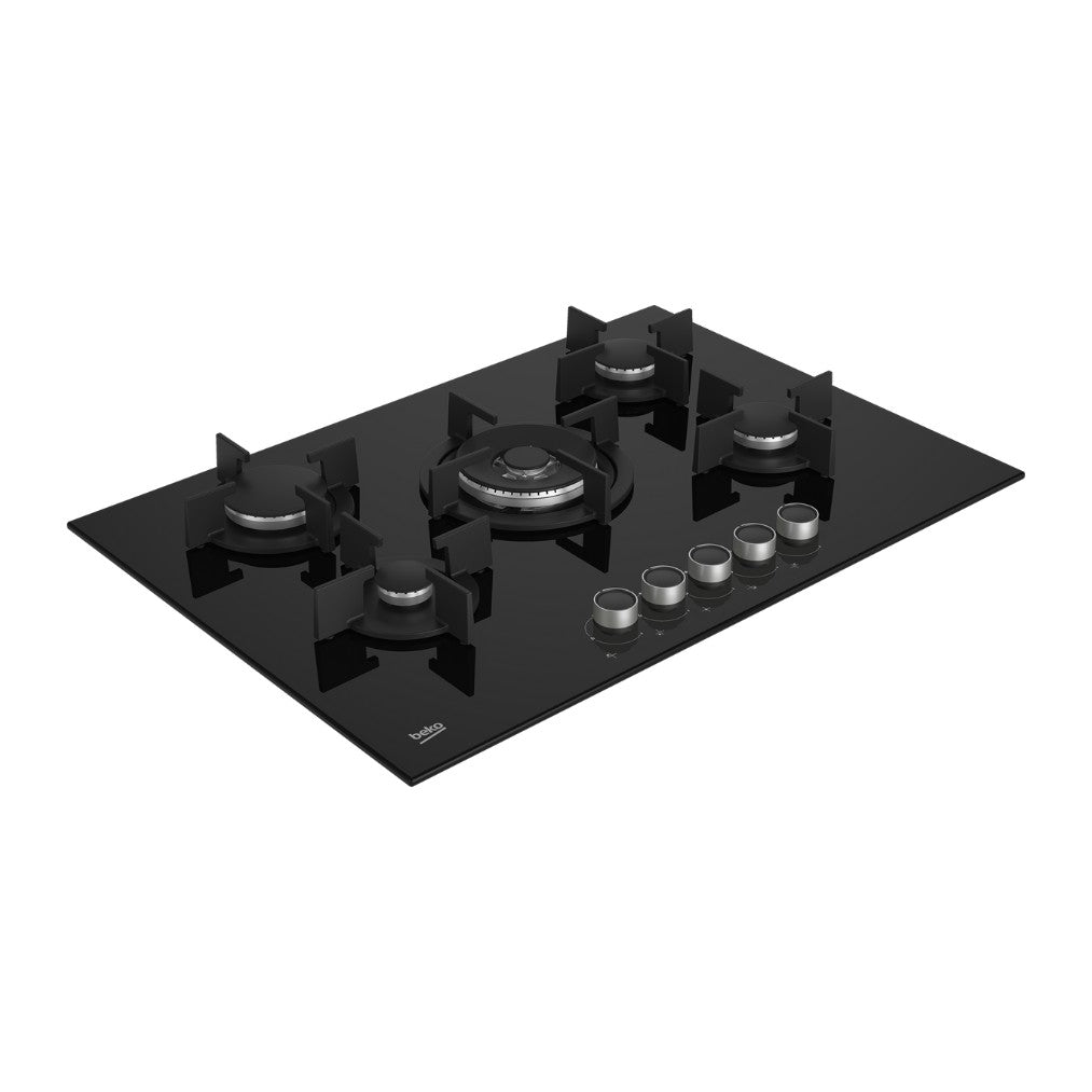 Table Cuisson Beko HILW75222S 75cm 5 Feux Wok 5000W